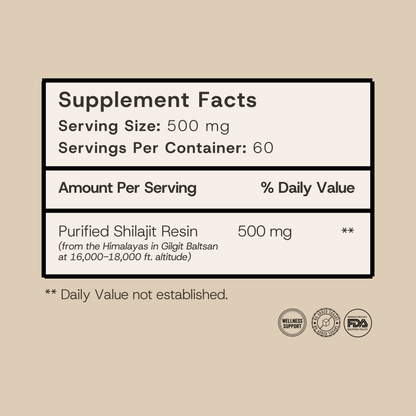 Shilajit Resin